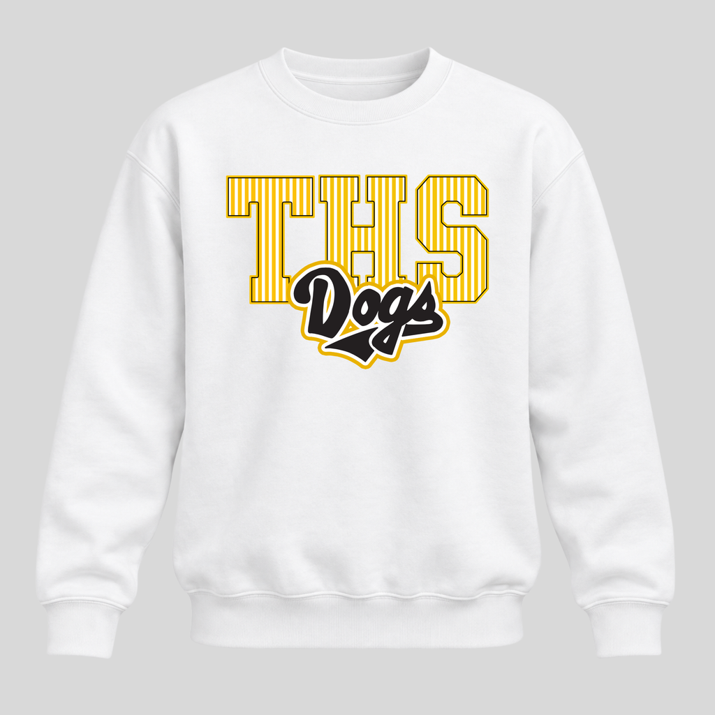 THS Striped Crewneck