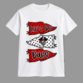 Tripple Pennant Tee - White