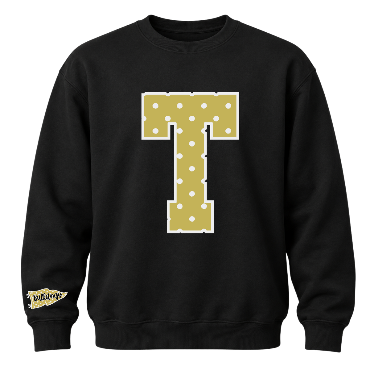 Polka Dot T - Black