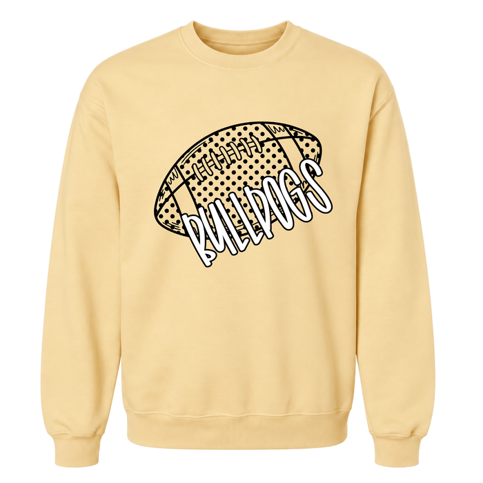 Bulldogs Polka Football - Yellow Haze